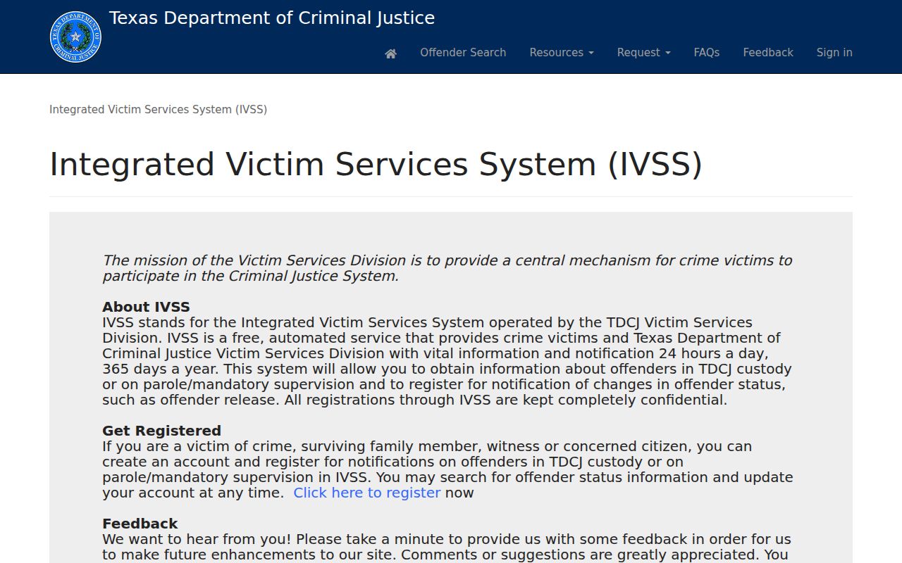 Texas IVSS custody and parole search after a Van Zandt County arrest